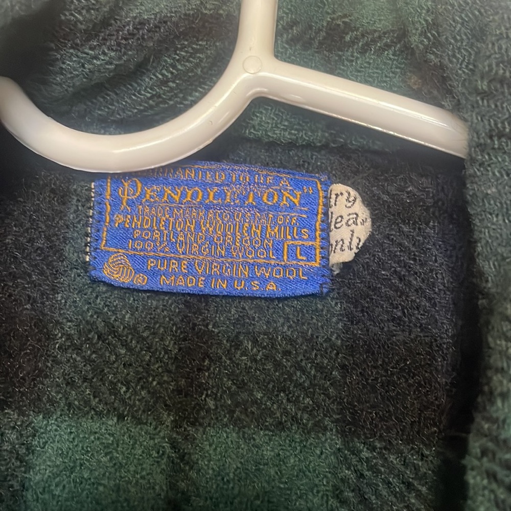 Pure Virgin Wool Pendleton Button Up Sweater - image 2